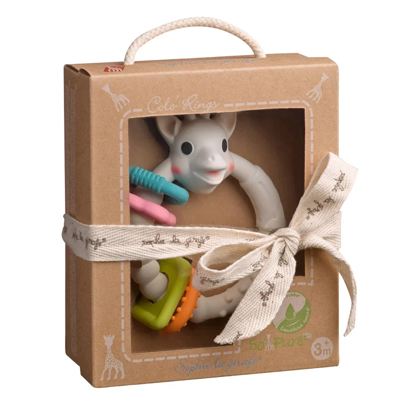 Sophie la Girafe colouring bidering