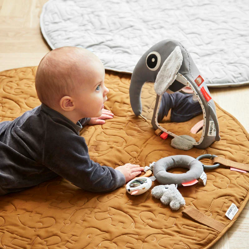 Done by Deer gulvspejl med aktiviteter, Elphee - grå