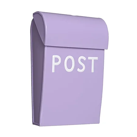 Bruka Design postkasse, mini - lilla