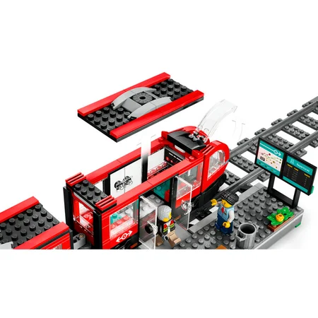 LEGO® City Stadtbahn und Bahnhof