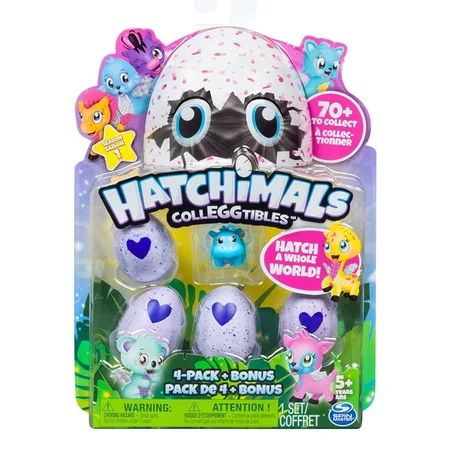 Hatchimals Colleggtibles med bonus, 4-pak serie 1