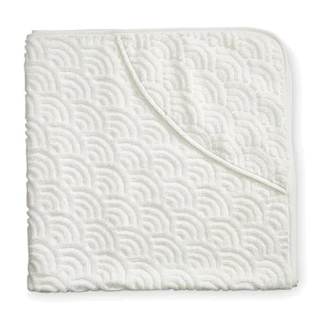 Cam Cam junior håndklæde med hætte, off-white