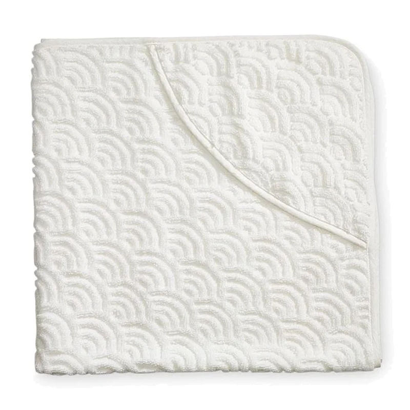 Cam Cam junior håndklæde med hætte, off-white