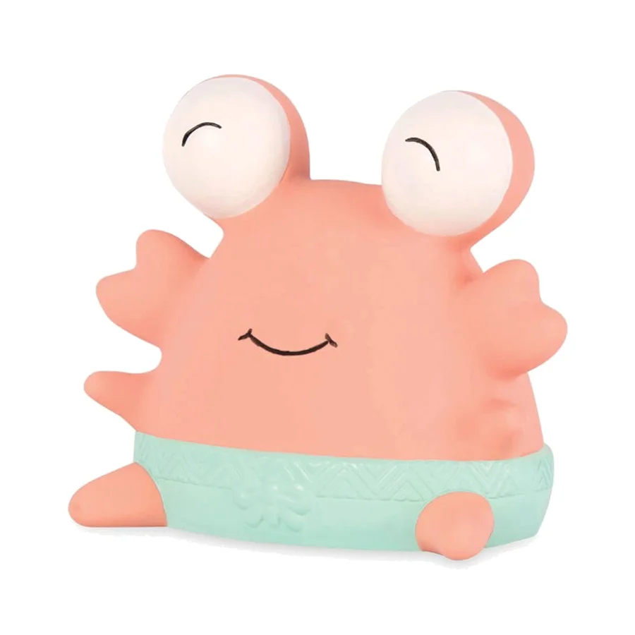 B Toys bidedyr i naturgummi, Clipper Krabbe