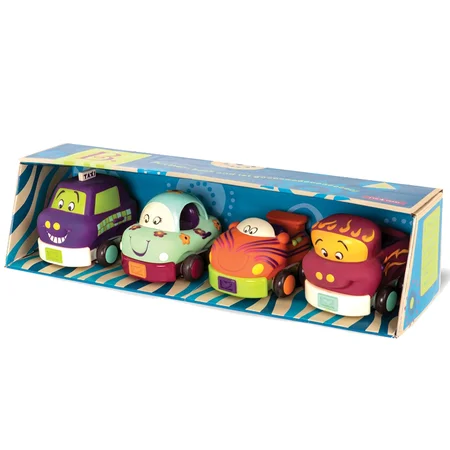 B toys Wheeeee-is træk tilbage biler, mint