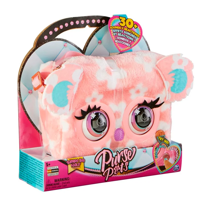 Purse Pets taske m.blinkende øjne, Bamboo Boo Koala