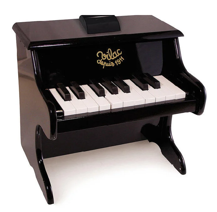 Vilac klaver i træ, sort