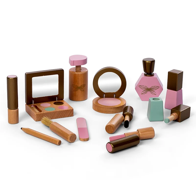 by Astrup make-up sæt i træ