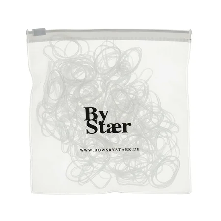 byStær 200 silikoneelastikker, klar