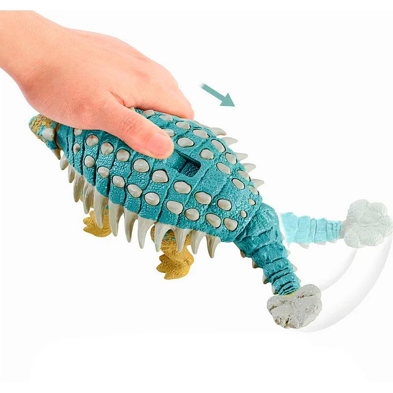 Jurassic World roar attack, Ankylosaurus Bumby