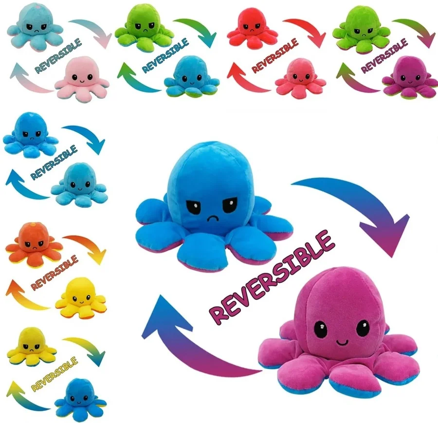 Blæksprutte sur/glad - kendt fra TikTok