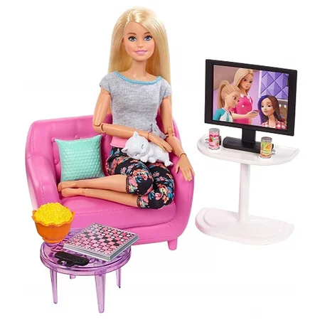 Barbie dukketilbehør, TV stue