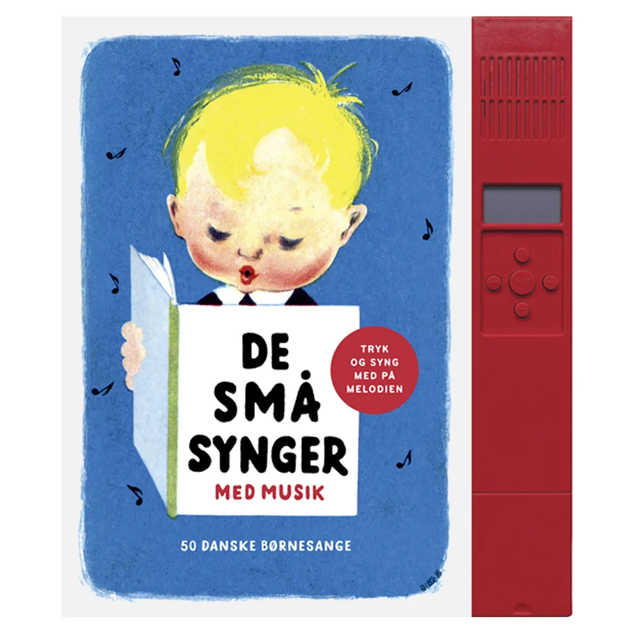 De små synger med musik
