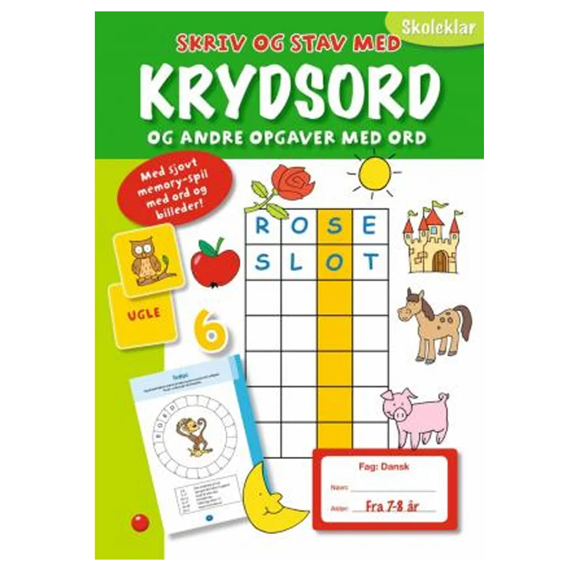 Skriv og stav med krydsord