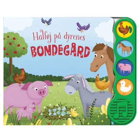 Halløj på dyrenes bondegård m.lyd