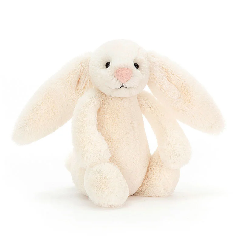 Jellycat Bashful kanin creme, 18 cm
