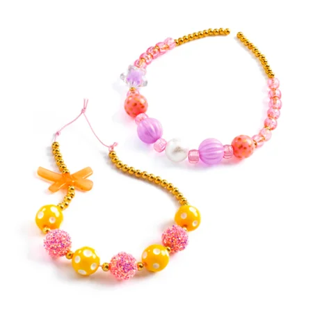 Djeco Plastperler, Bubble - Guld