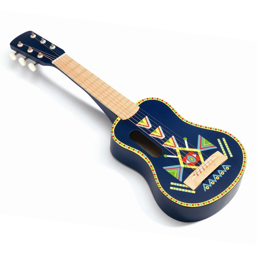 Djeco musikinstrument, stor guitar
