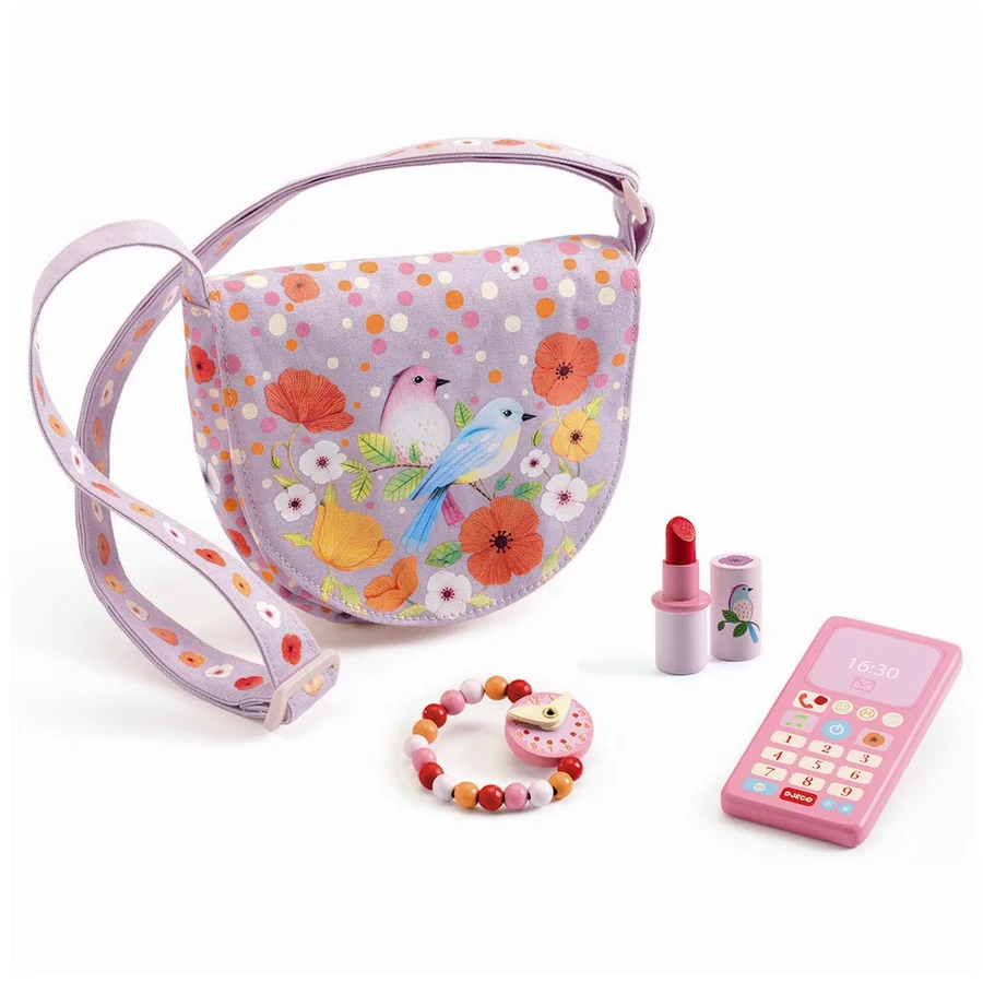 Djeco taske m/indhold, Birdie