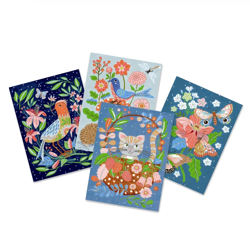 Djeco kreativ æske, tegning - haven