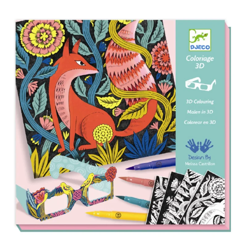 Djeco kreativ æske, Magisk skov med 3D effekt