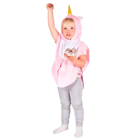 Enhjørning kappe rosa, 92-110