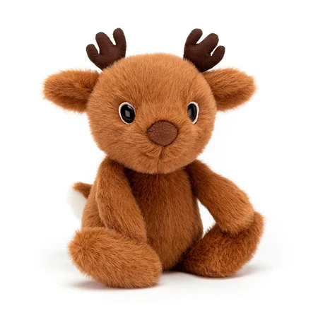 Jellycat Fuzzle Rensdyr, 20 cm
