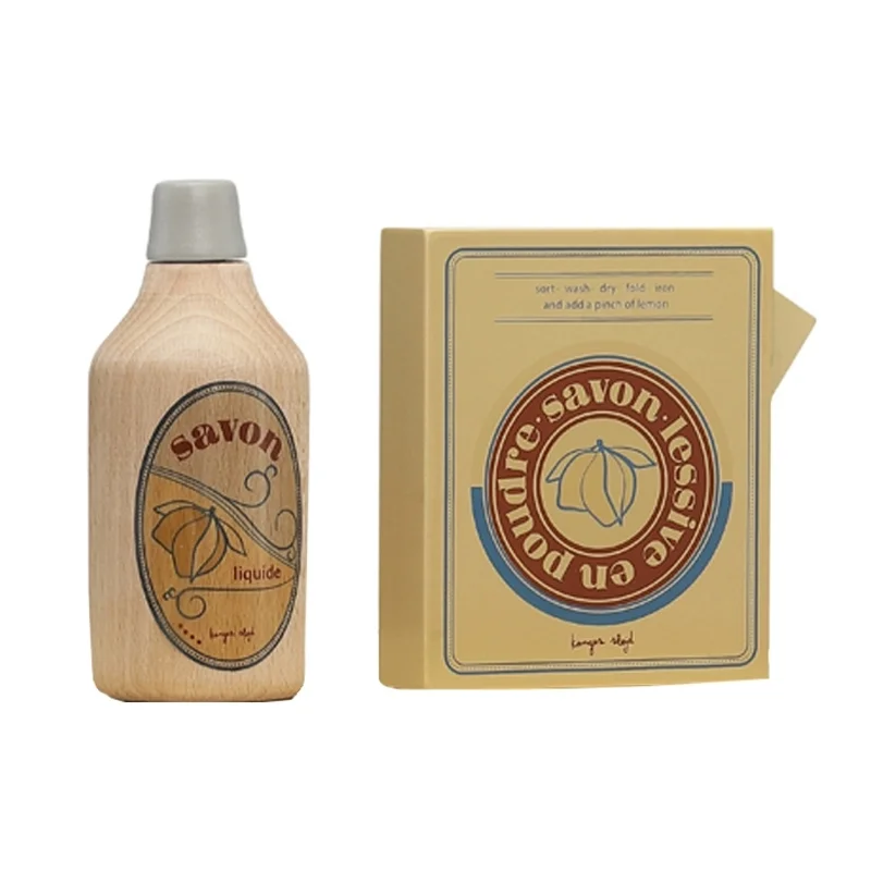 Konges Sløjd vaskepulver-sæt i træ