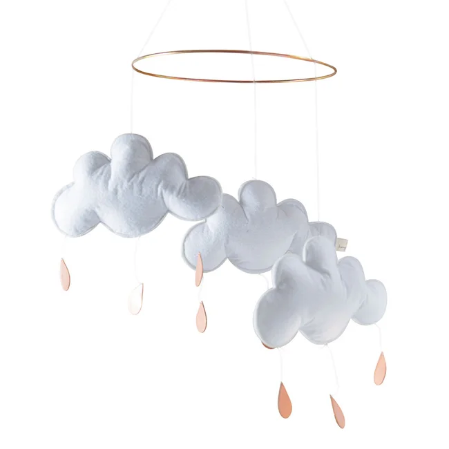 Konges Sløjd sky uro, hvid