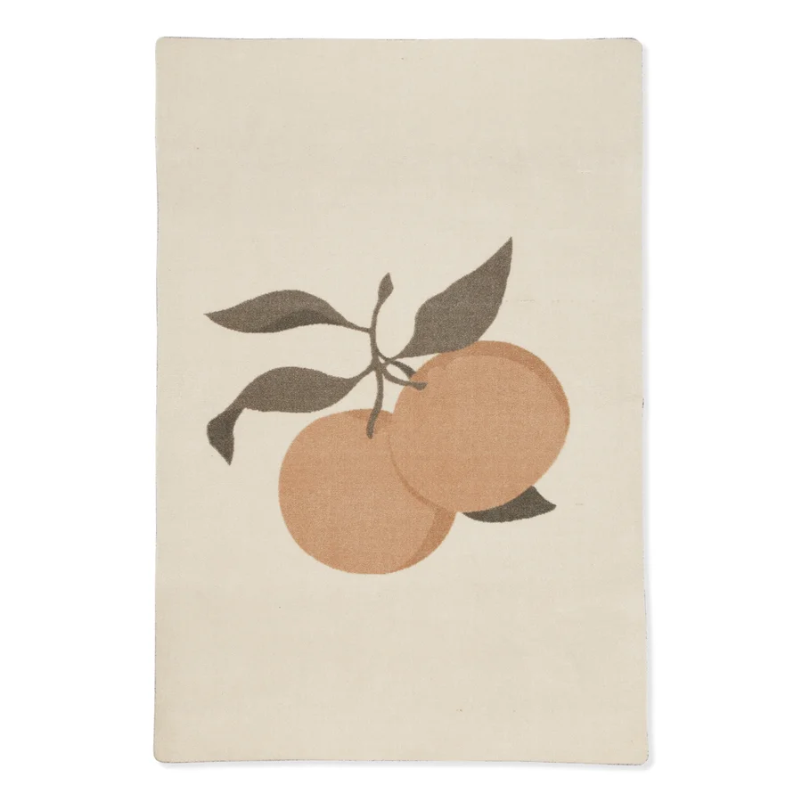 Konges Sløjd gulvtæppe, Orange