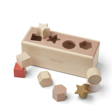 Liewood puzzleboks, geometric tuscany rose