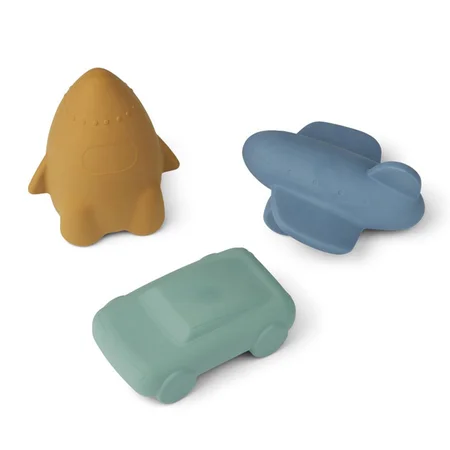 Liewood 3 køretøjer, blå mix