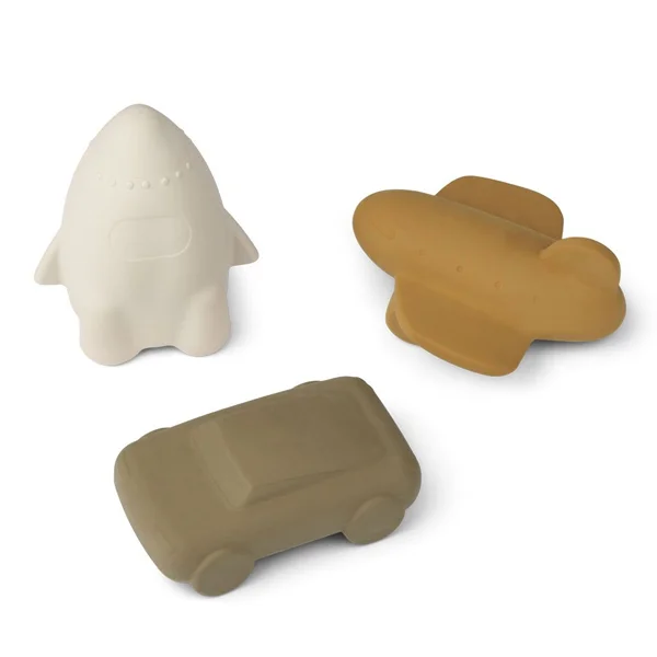 Liewood 3 køretøjer, golden caramel mix