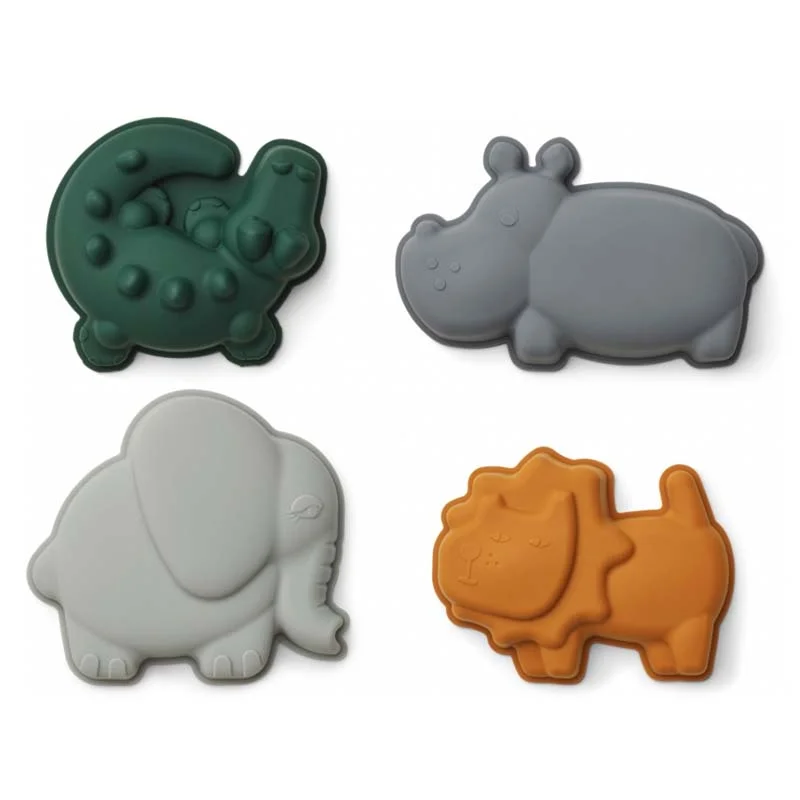 Liewood 4-pak sandforme, Safari/sandy