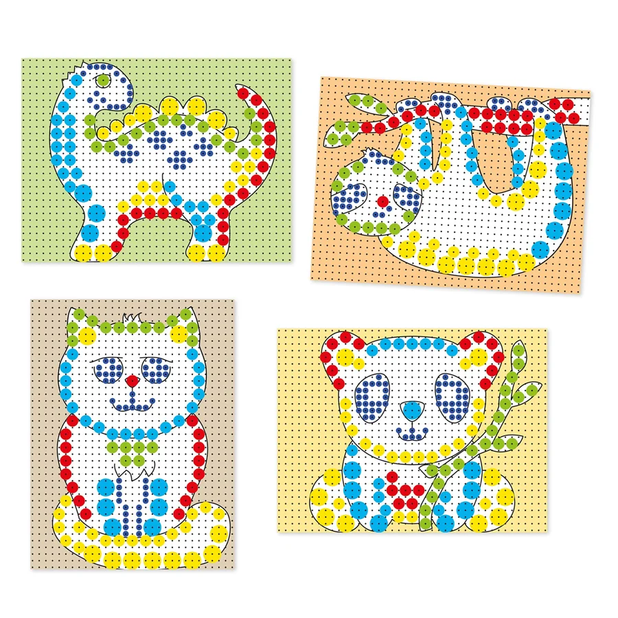 Stiftmosaik FantaColor Tab, 150 Teile - Panda