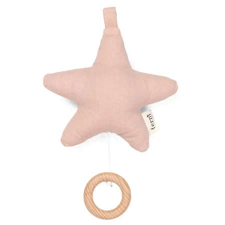 Ferm Living musikuro, stjerne - Rose