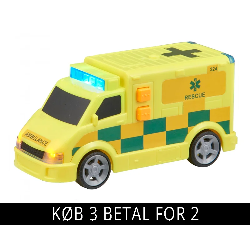 Teamsterz ambulance m.lys og lyd