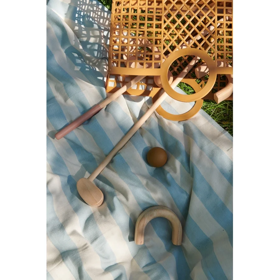 Liewood golf sæt i træ, Dusty Mint/Garden Green