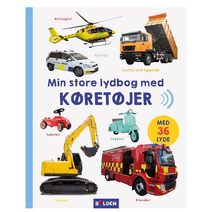 Min store lydbog med køretøjer