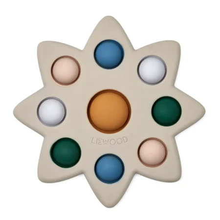 Liewood Anne Pop Toy, Star/ Garden green multi mix