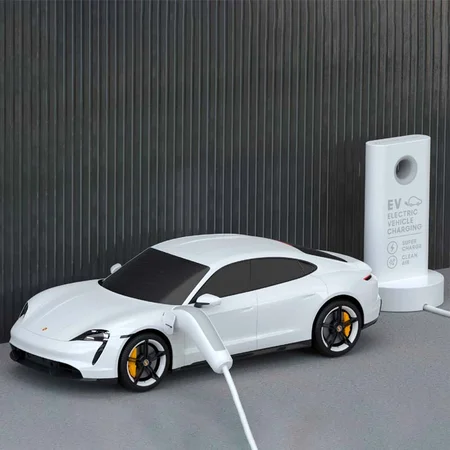 Sharper image Porche Taycan Turbo S 