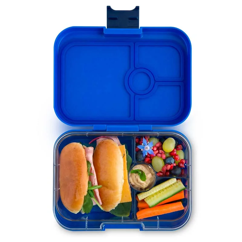 Yumbox Panino madkasse m. 4 rum, Neptune Blue - Space tray