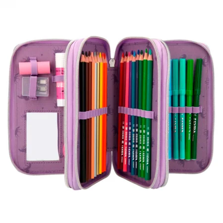 Miss Melody trippel penalhus, paillet enhjørning