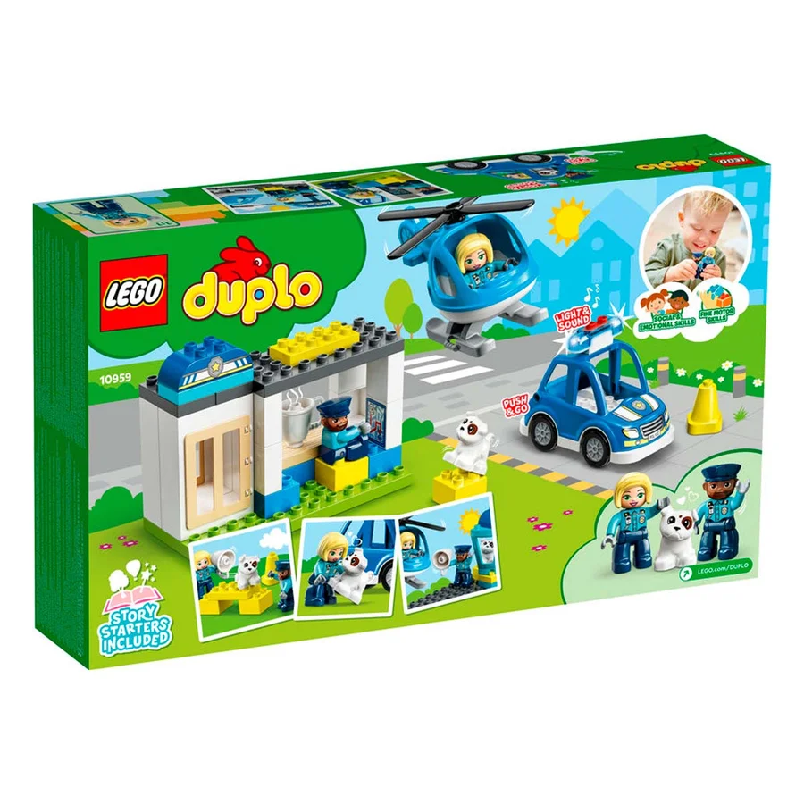 LEGO DUPLO Polizeistation und Helikopter