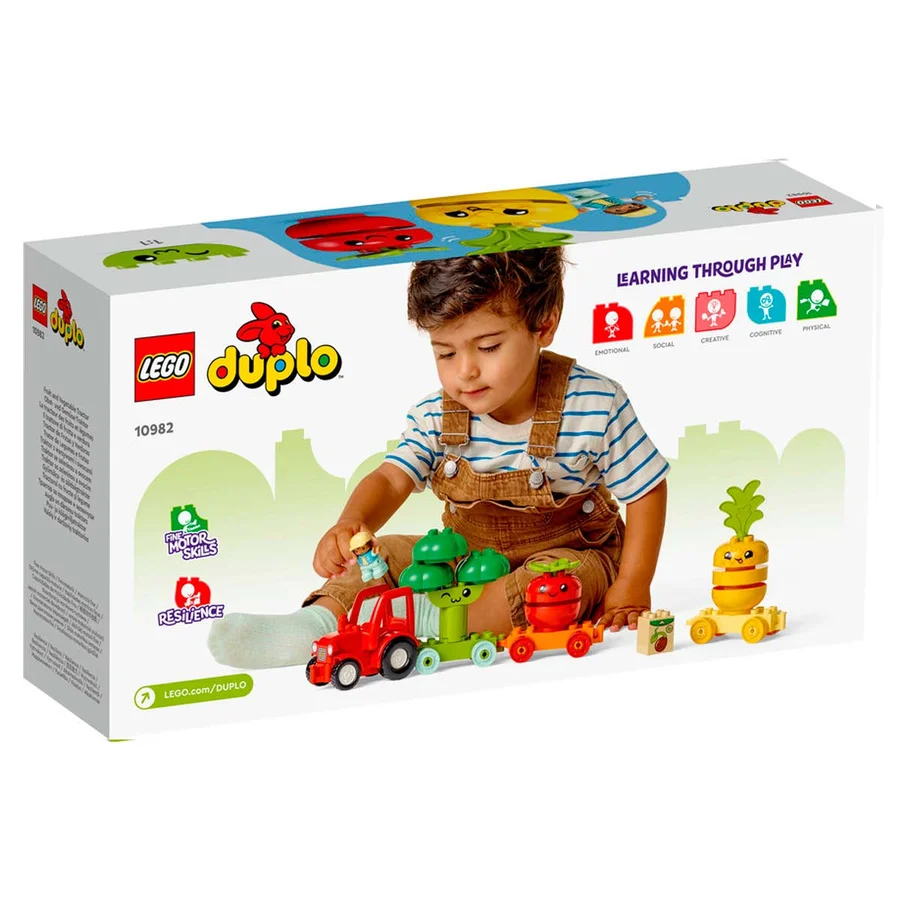 LEGO® DUPLO Traktor med frugt og grøntsager