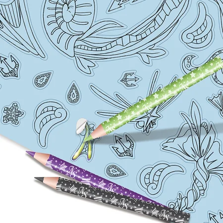 Nebulous Star Large creative sketchbook, grøn