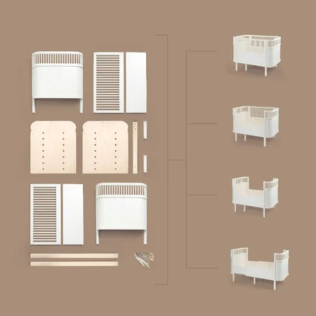 Sebra Sengen, Baby & Jr. - classic white, FSC Mix