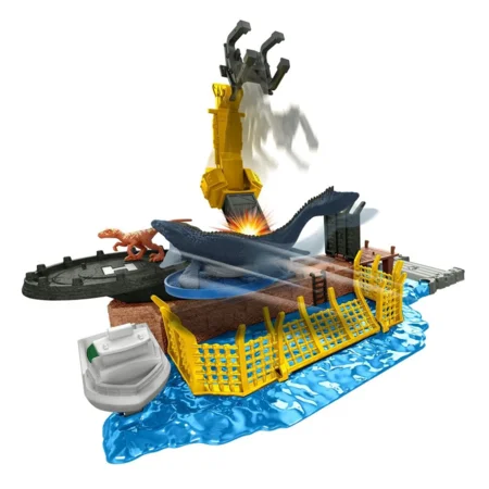 Jurassic World legesæt m. mini figurer, Mosasaurus Mayhem