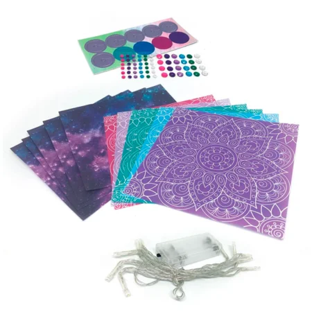 Nebulous Star origami lanterns