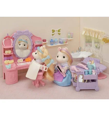 Sylvanian Families, stylingsæt og pony mor